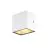 SLV Sitra S Wall Light Aluminium White 6.2W 620lm - 830-840 CCT | Outdoor - IP65